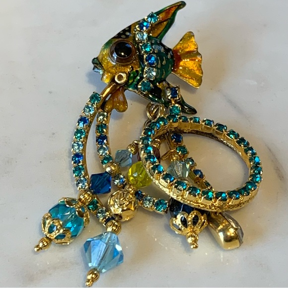 Lunch at the Ritz Jewelry - Lunch at the Ritz Ocean Blue Loop Statement Earrings